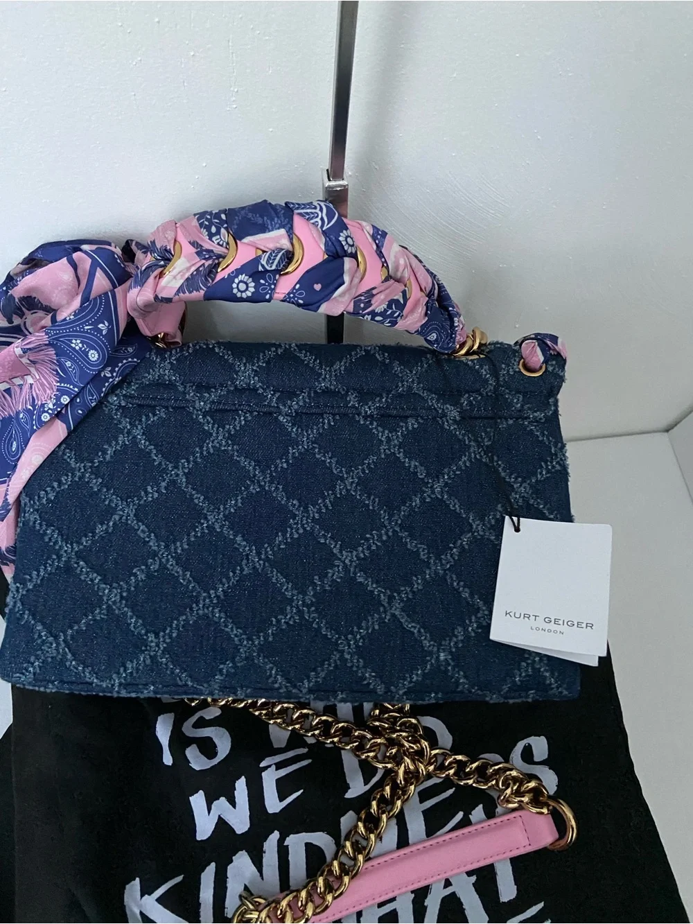 Kurt Geiger satiny scarf